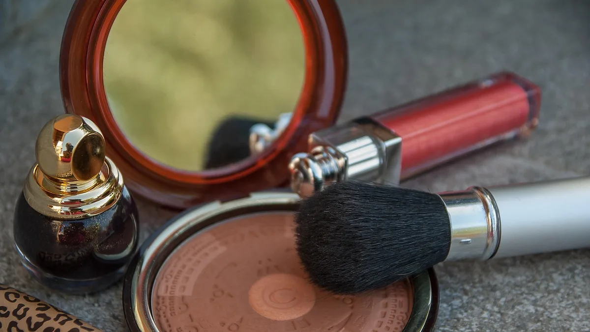 makeup, powder, lipstick, nail polish, powder compact, lipstick, lipstick, nail polish, nail polish, nail polish, nail polish, nail polish